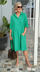 🎉🔥LAST DAY 50% OFF🔥 New Women's Cotton linen casual dress