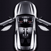 Angel Wing Car Door Lights