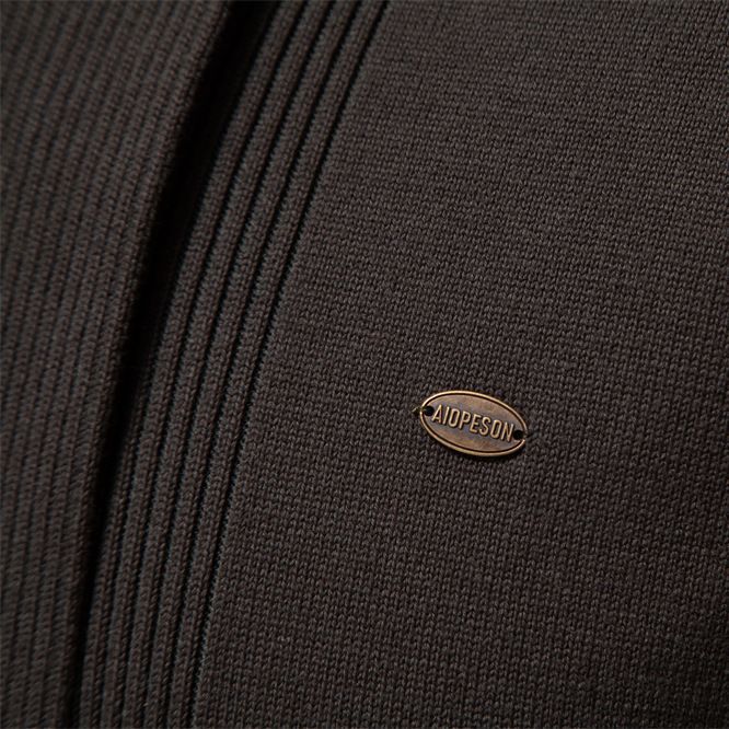 Men's Casual Vintage Style V Neck Open Front Cardigan