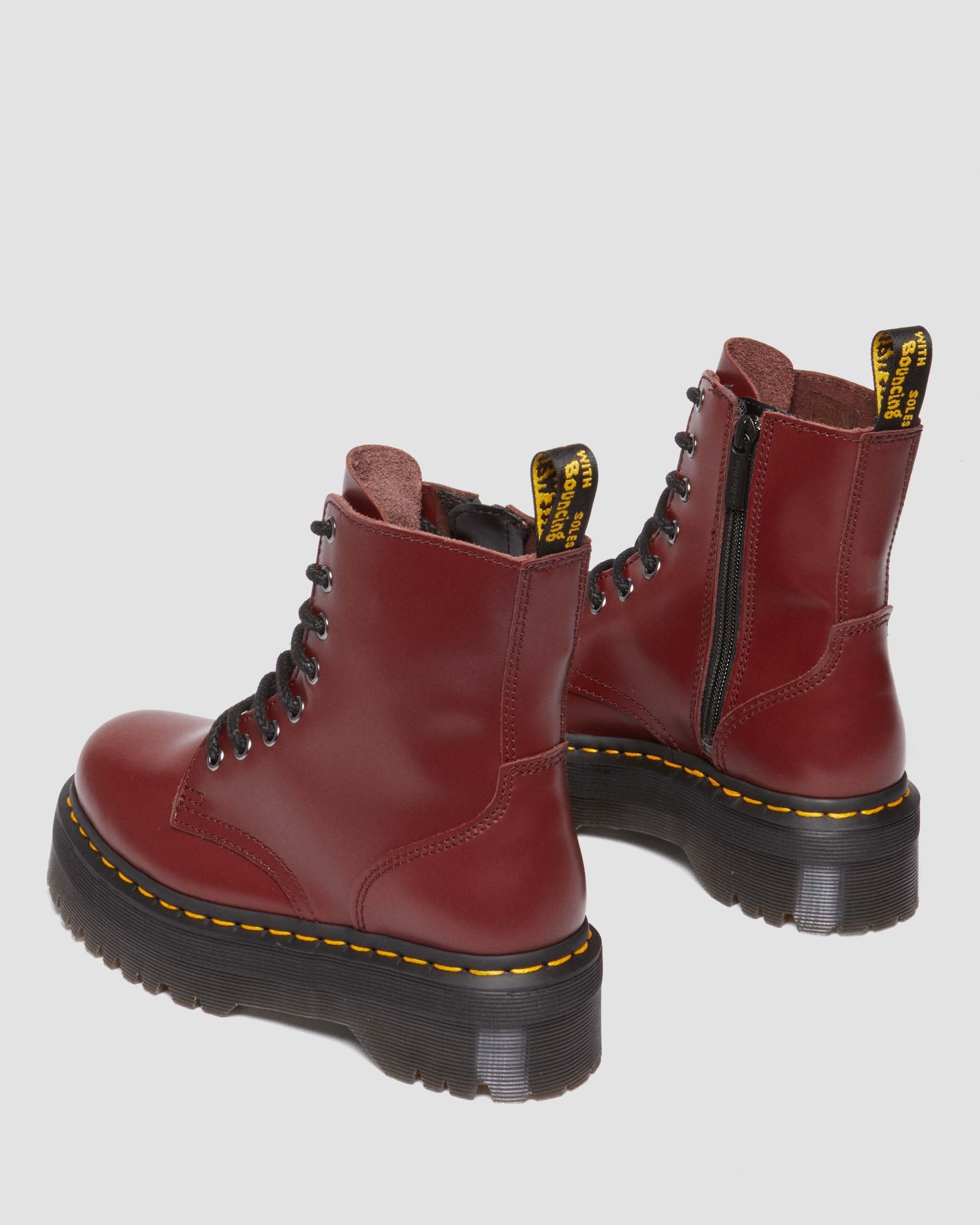 Jadon SmoothLeather Platform Boots