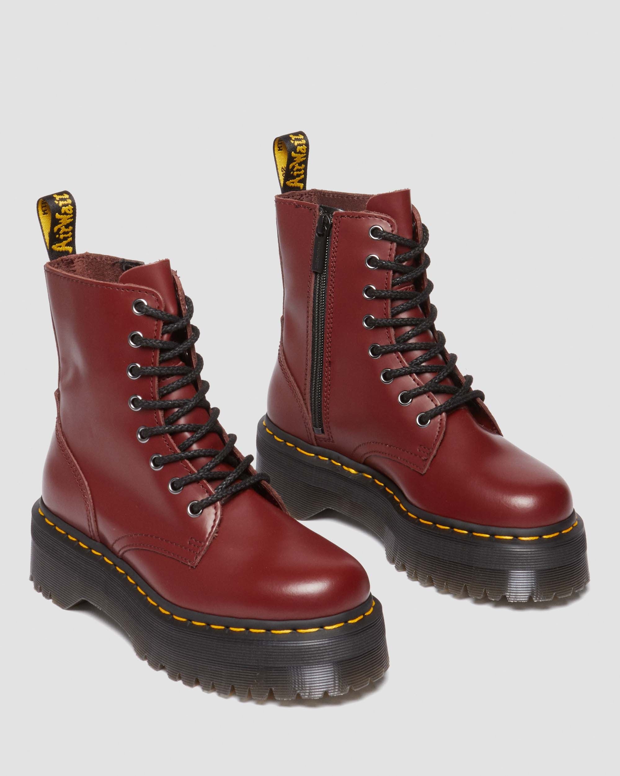 Jadon SmoothLeather Platform Boots