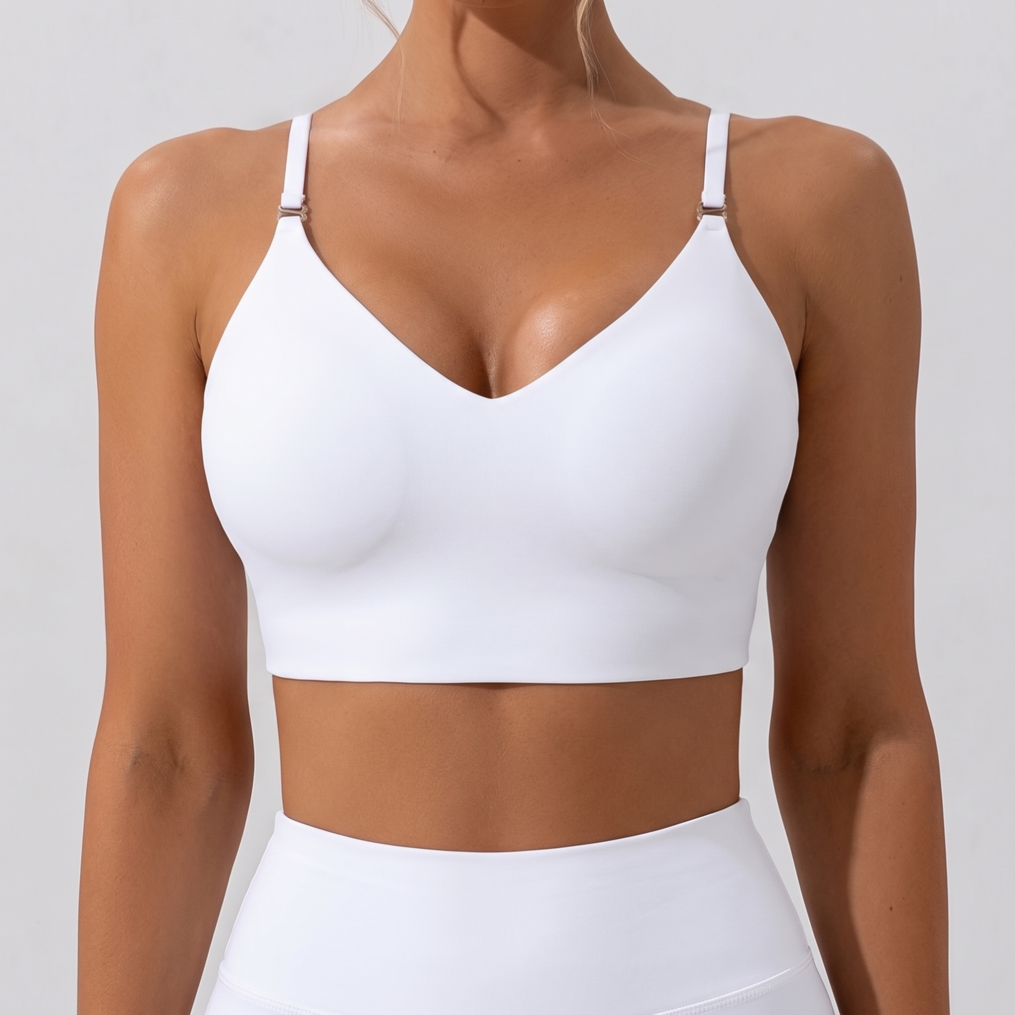 Women’s Solid Color Wireless Backless Bra
