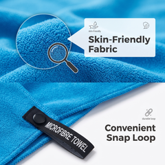Microfiber Towel Quick Dry Camping & Travel & Gym Towel