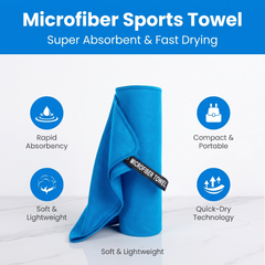 Microfiber Towel Quick Dry Camping & Travel & Gym Towel