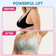 ZipLacy - CHRISTMAS SALE 70% OFF - Ultra Soft Front Zip Wireless Lifting Bra