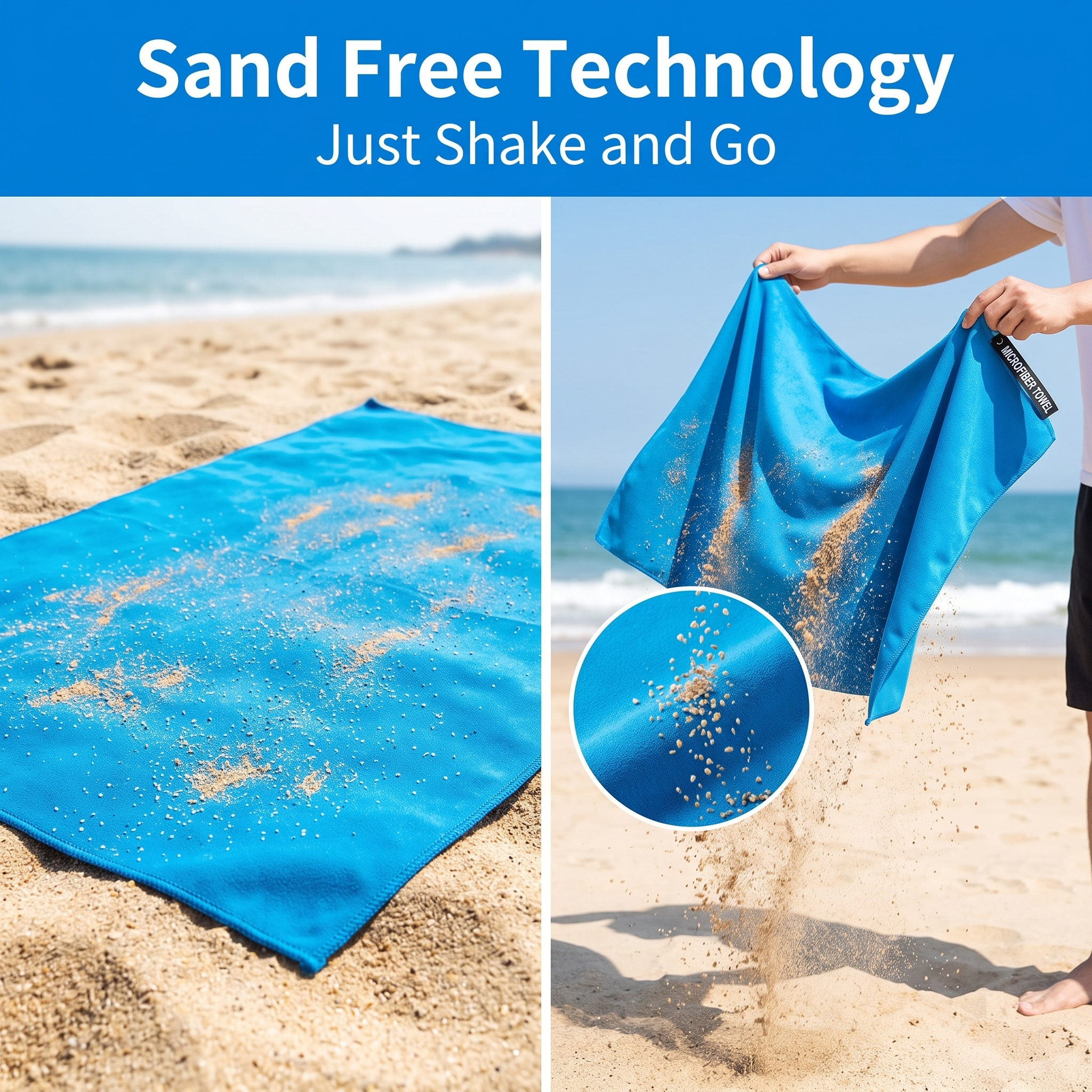 Microfiber Towel Quick Dry Camping & Travel & Gym Towel