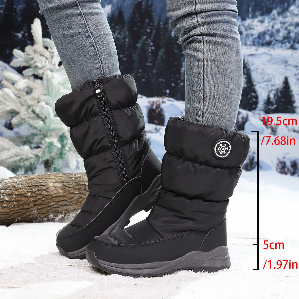 🔥Last Day Promotion 50% OFF - Women's High Quality Winter Mid-Calf Snow Boots