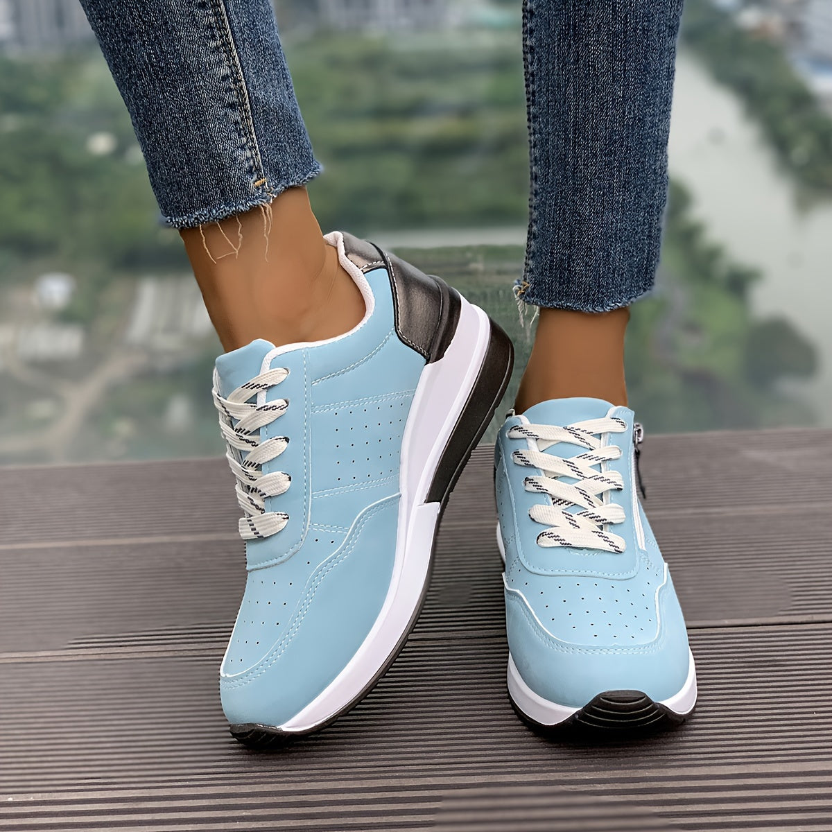 🔥Last Day Promotion 60% OFF - Women's Comfortable Side-Zip Thick-Sole Orthopaedic Sneakers