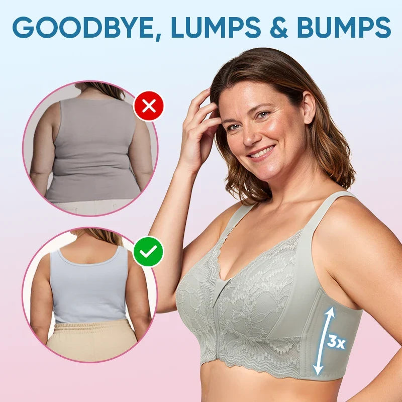 ZipLacy - CHRISTMAS SALE 70% OFF - Ultra Soft Front Zip Wireless Lifting Bra