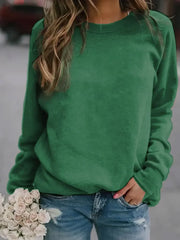 Women's Autumn/Winter Tops  Long-sleeved Crew-neck T-shirt