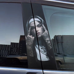 Ladies Car Door Stickers