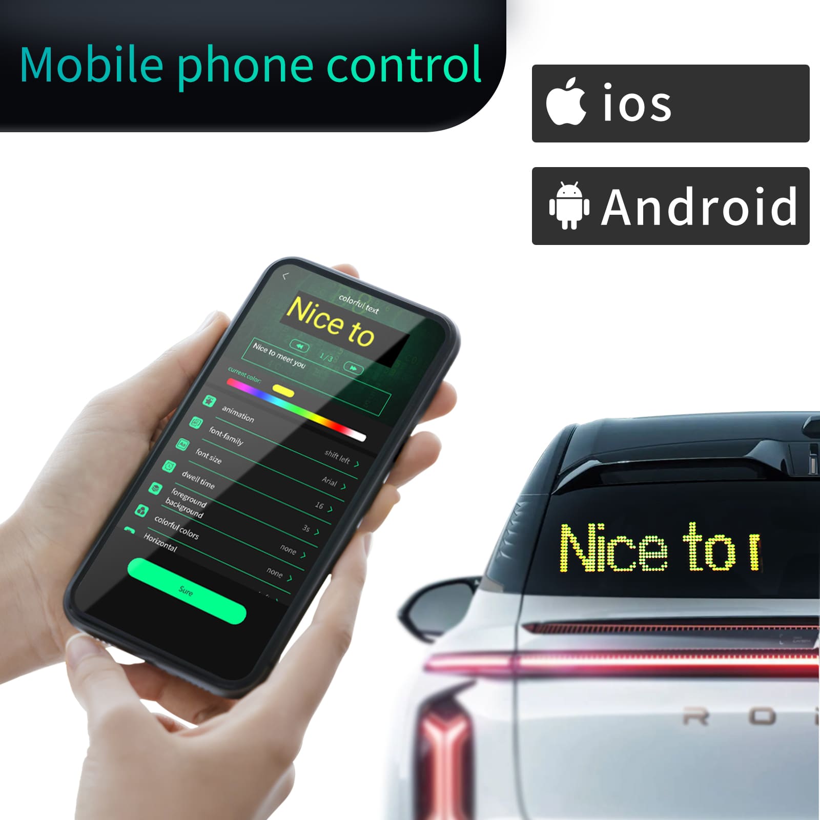 Programmable Devil Eyes Light for Car&Truck