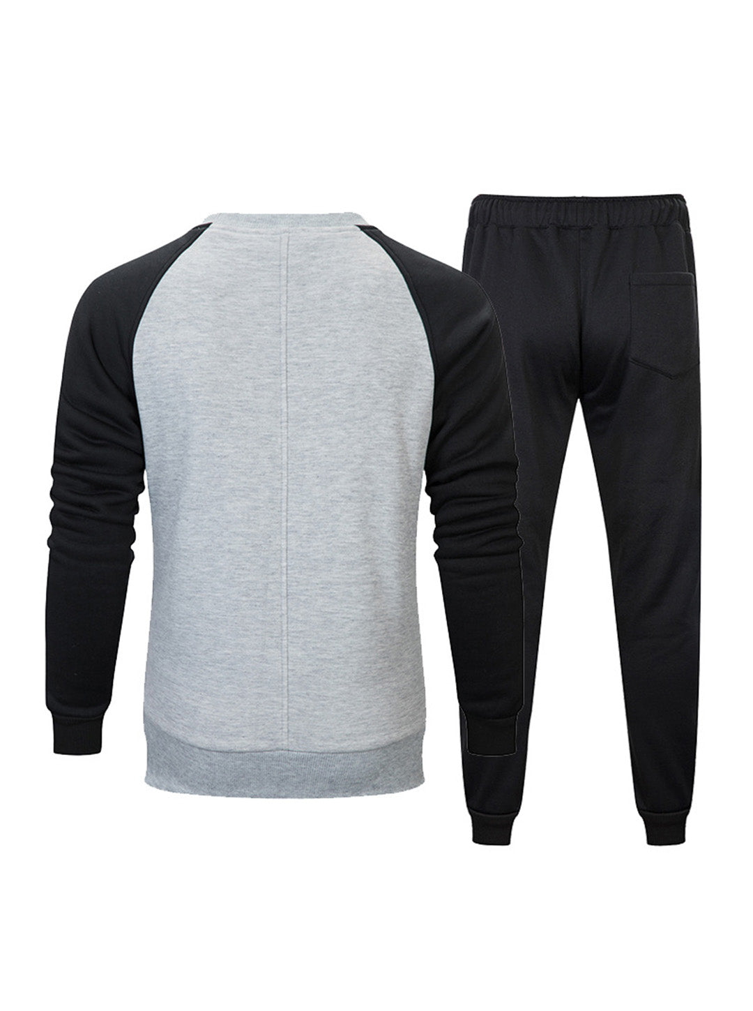 Terry Round Neck Sweater With Elastic Waist Sweatpants