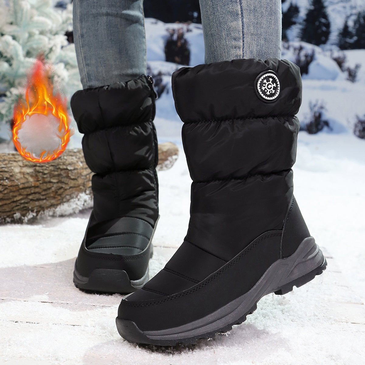 🔥Last Day Promotion 50% OFF - Women's High Quality Winter Mid-Calf Snow Boots