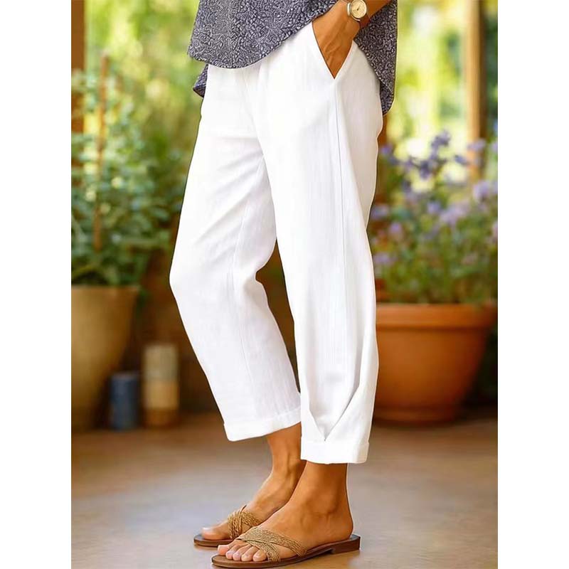 Casual Pants For Women With Elastic Waist