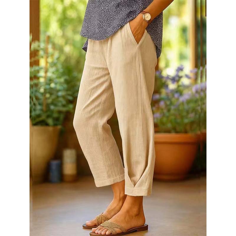Casual Pants For Women With Elastic Waist