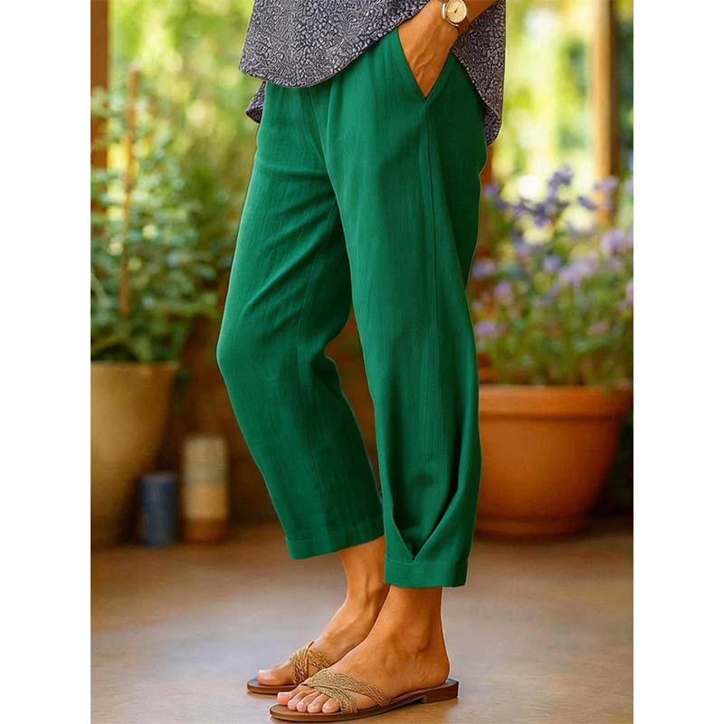 Casual Pants For Women With Elastic Waist